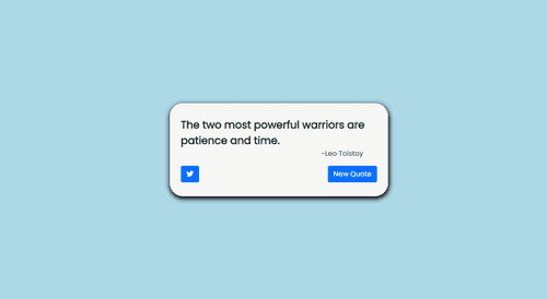 Random Quote Machine preview